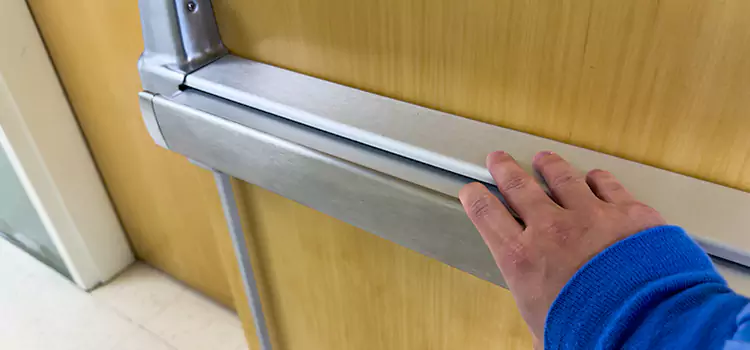 Installing a Push Bar on a Door Coral Springs